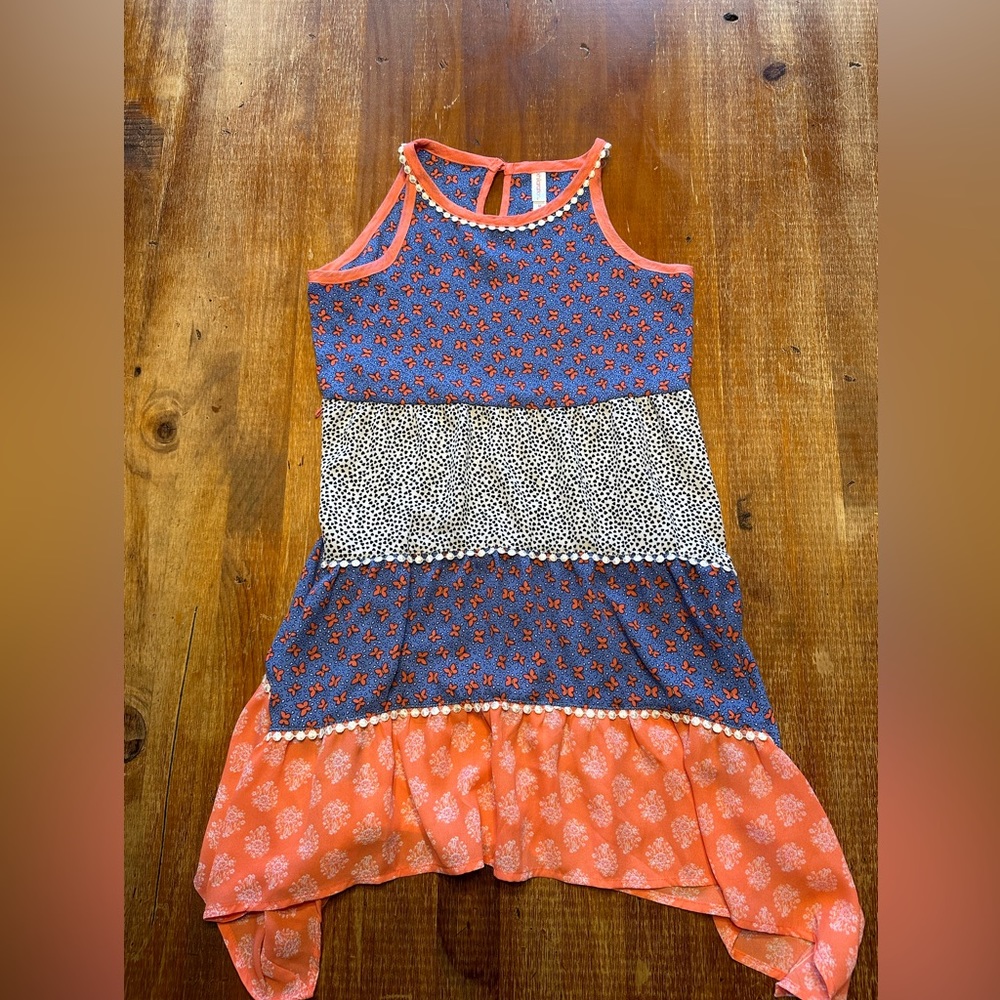 Kids handkerchief dress.